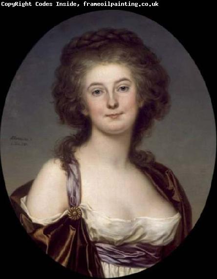 Adolf Ulrik Wertmuller Mademoiselle Charlotte Eckerman (1759-1790), Swedish opera singer and actress
